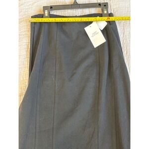 Over Kleshas Black Cotton Paneled Maxi Skirt Side Zip AKB1977 Size S NEW